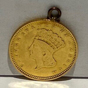 1891 GOLD COIN PENDANT 24K